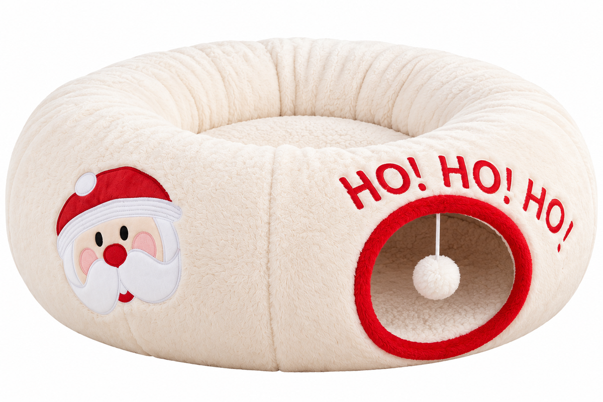 Michi House™ | Weihnachtstunnel für Katzen