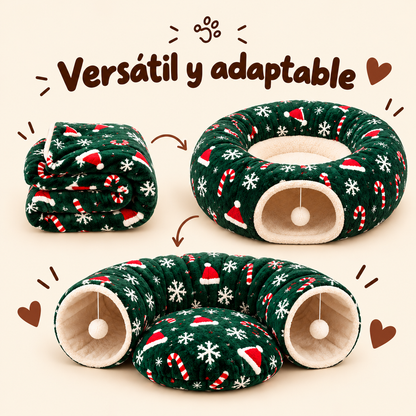 Michi House™ | Weihnachtstunnel für Katzen